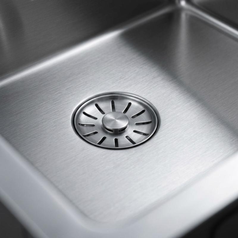 Pure.Sink Comfort RVS spoelbak 40x40 cm 10mm radius onderbouw, vlakbouw en opbouw PCM4040-02